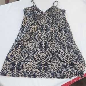 Sonoma Black and Tan  Everyday Dress.Soft And Comfy Size M